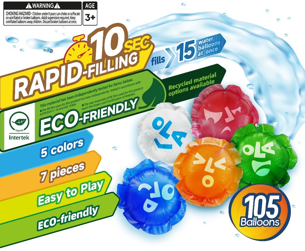 Fast-fill water balloons